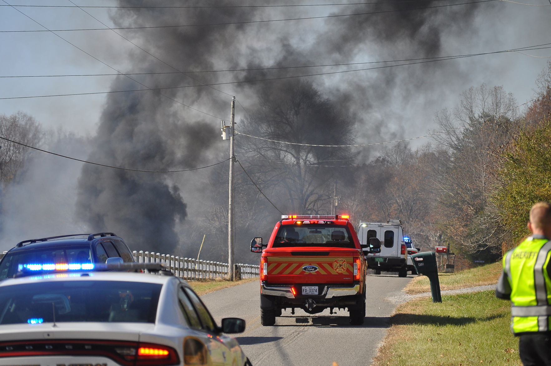 Fire destroys farm shop